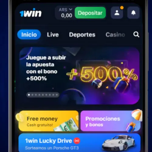 Inicie el programa 1Win